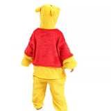 MINISO Winnie Bear Cosplay Costume Pooh Jumpsuit Disney Cartoon Character Role-play Family Look Pajamas for Children's Day Gifts