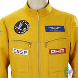 Project Marrry Yellow Hhhail Astronaut Jumpsuit Cosplay Costume Halloween Movie Space Role Play Outfit for Adults
