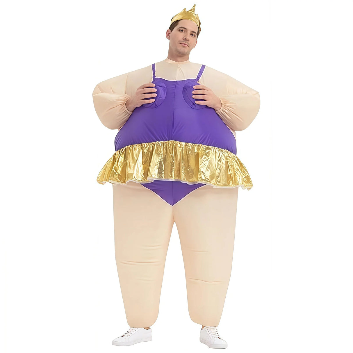 Hot selling costume party performance, chubby guy, funny and cute party atmosphere props, ballet inflatable suit