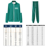 A2025 New Calamari Halloween Game TrackSuit Outfits Number 001 230 333 456 Uniform Party Clothes Adult Player Cos ★ HAxiba.