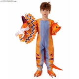 2025 New T-Rex Dilophosaurus Boy Halloween Outfit Triceratops Onesie Outfit Child Spinosaurus Dinosaur Costume