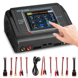 HTRC T240/K6+Pro/L6X2/C150 Lipo Charger Dual Channel AC 150W DC 240W RC Charger for Lipo NiMH NiCD LiHV NiCd PB Li-ion Battery