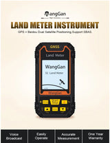 S1 Portable GPS GPS GLONASS SBAS BeiDou Land Measuring Meter Mountain Measurement 2.4 inch Screen Land Surveying Tool