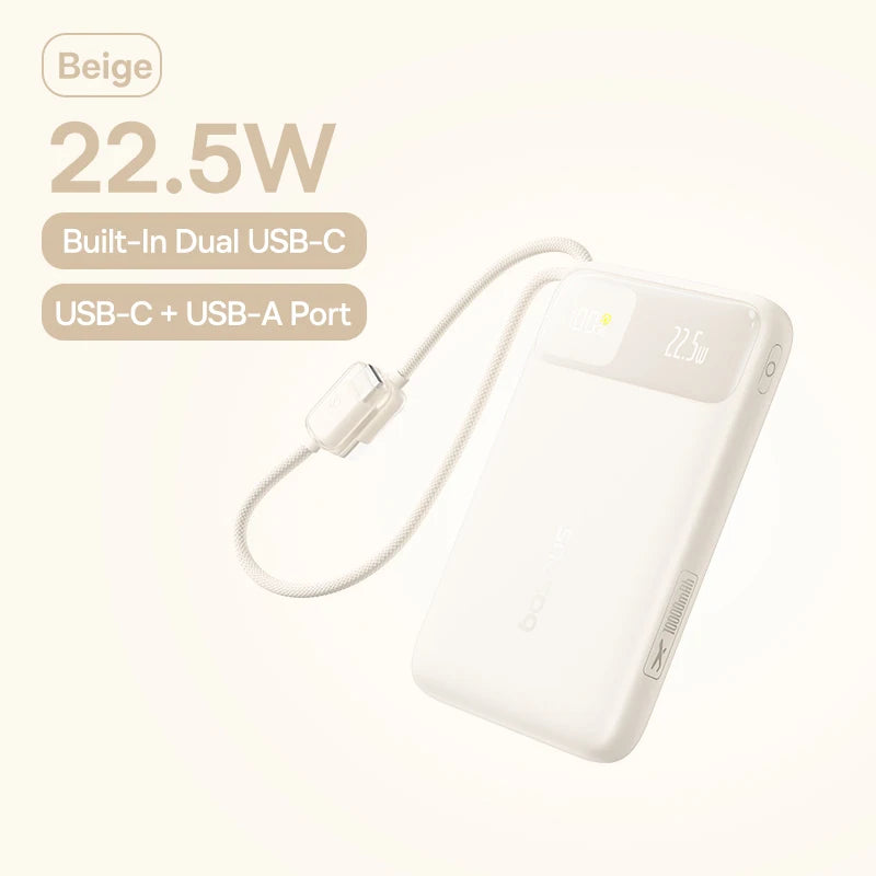 Baseus 10000mAh portable power bank 5W fast charging