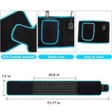 Near Infrared&Red Light Therapy Wrap Belt 660nm&850nm for Body Pain Relief Wearable Pad for Waist Back Stomach Muscle Beauty