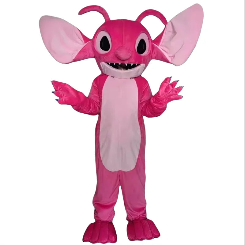 Cosplay Blue Lilo & Stitch Mascot Costume Disney Anime Cartoon Doll Suits Mouse Mickey Minnie Role Play Fancy Dress Carnival Par