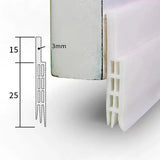 1Pc 1 Meter Door Bottom Sealing Strip Self-Adhesive Aoors And Windows,Sound Insulation, Windproof, Porous Sealing Strip