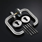 1set Stainless Steel Universal Door Knob Bedroom Split Door Lock Handle Door Handle Hardware Door Handles for Interior Doors