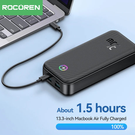 Rocoren 20000mAh portable power bank 5W fast charging