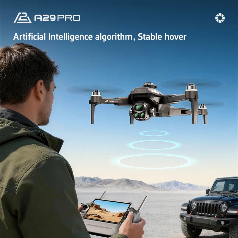 Lenovo New A29 PRO Drone Professional FHD Cameras Screen Remote 5G WIFI Brushless Motor Obstacle Avoidance Foldable Quadcopter