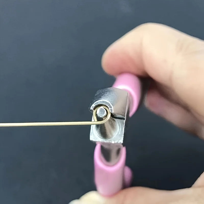 5-inch professional round concave pliers, used for jewelry making mini precision wire loop tools, ideal DIY manual tools