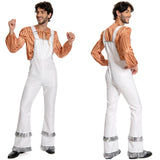 ABAB Costume Cosplay Disguise ABAB Girl Anni AgnItha Benny Bjorn Cosplay 70s Women Men Vintage Shirt Halloween Carnival Suit