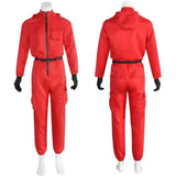 New Red Calamari Cosplay Costume Games Jumpsuit Party Tracksuit Outfits Props Role Play Classic Costume