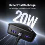 UGREEN 20000mAh portable power bank 20W fast charging
