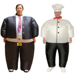 Adult Gentleman Inflatable Costume Funny Groom Cosplay Costume Fat Man Annual Party Performance Inflatable Set