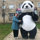 Giant Plush Polar Bear Inflatable Mascot Costume Carnival Activity Show Cartoon Martha Bear Birthday Party Role Play Props