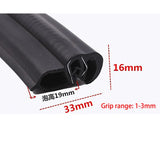 1/3meter Door Edge Guard Rubber Sealing Strip U Type Hardwearing Car Ship Dustproof Trim Soundproofing Waterproof Sealings Parts