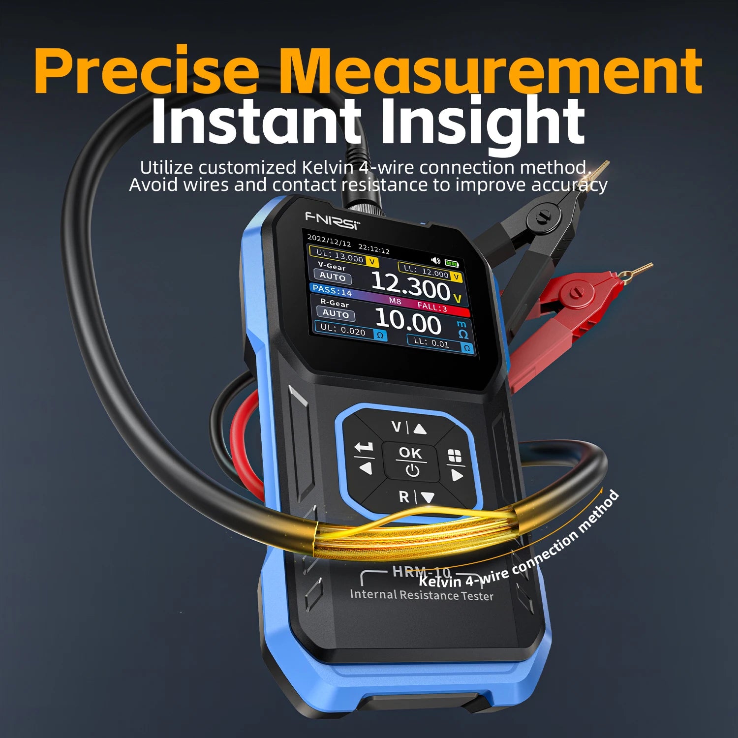 HRM-10 Battery Voltage Internal Resistance Tester
