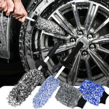Car Wash Microfiber Wheels Brush Non-Slip Ultra Soft Car Cleaning Gloves Mitt Car Wheel Spokes Brushes Car Accessories