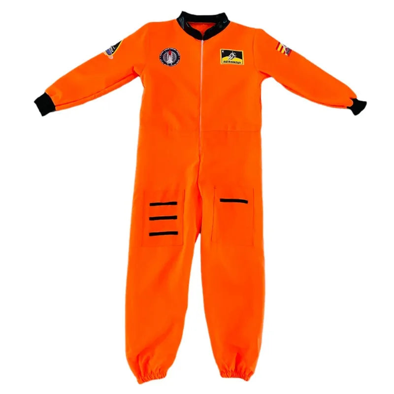 Astronaut Costume for Jumpsuit Role Play Astronaut Space Suit Halloween White Cosplay