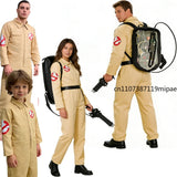 NEW GhostBusters Halloween Costumes Cosplay For Men Adult Women Ghost Busters Jumpsuits with Proton Pack Carnival Suits Clothes