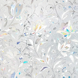 Window Privacy Film Rainbow Window Clings 3D Decorative Window Vinyl Stained Glass Window Decals Static Cling Window Sticker