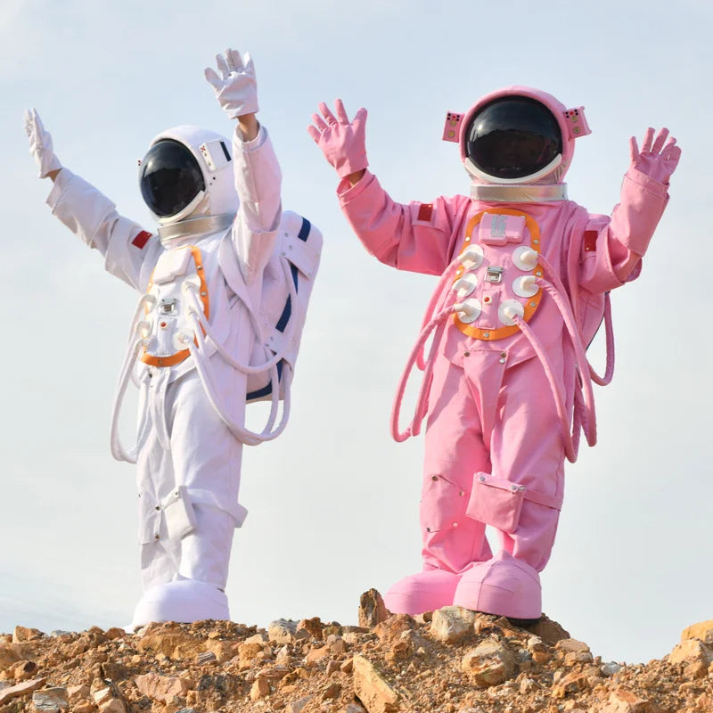 2024 Multiple Colors Astronaut Cosplay Party Costumes for Adult Garment Space Suit Birthday Easter Purim Carnival Helmet
