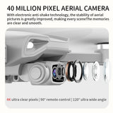 LYZRC L900 ProSE GPS Drone 2 Battery HD Dual Lens Foldable RC Quadcopter Brushless Motor erial Photography FPV W Hangpack