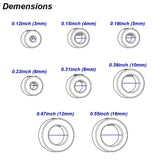 Drill Stoper Collar Set Stop Bit Ring Shaft Limit Metric Lock Steel Press Depth Ajustable Positioner Hole Guide Woodwork Tool