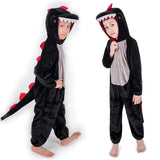 Cute Child Dinosaur Kugurumi Costume Cosplay Boys 2-4T 4-8Y Green Black Kindergarten School Party Game Role Play Suit
