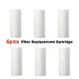 5'' PRE FILTER Water Filter Cartridge Washing Machine Filter with Adapter Bathroom Water Heater Toilet Household Purifier