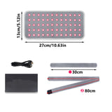 Jecaliz Red＆Infrared Light Belt 660nm&850nm Full Body LED Devices Large Pads Wearable Wrap for Body Waist,Back,Belly Pad