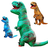 T-Rex Dinosaur Costumes Full Body Half Body Inflatable Outfits Funny Party Props Halloween Purim Carnival Party Performance Wear