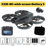 NEW for Genuine X226VR/X226 Mini Drones 8K Professional Remote Control Helicopter Plane RC Dron with Screen Quadcopter Toys Gift