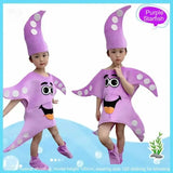 Sea Turtle Cosplay Costume Children‘s Marine animals Performance Clothing Set Hat Clothes Shoe Kids Anime Octopus Shark Dolphin