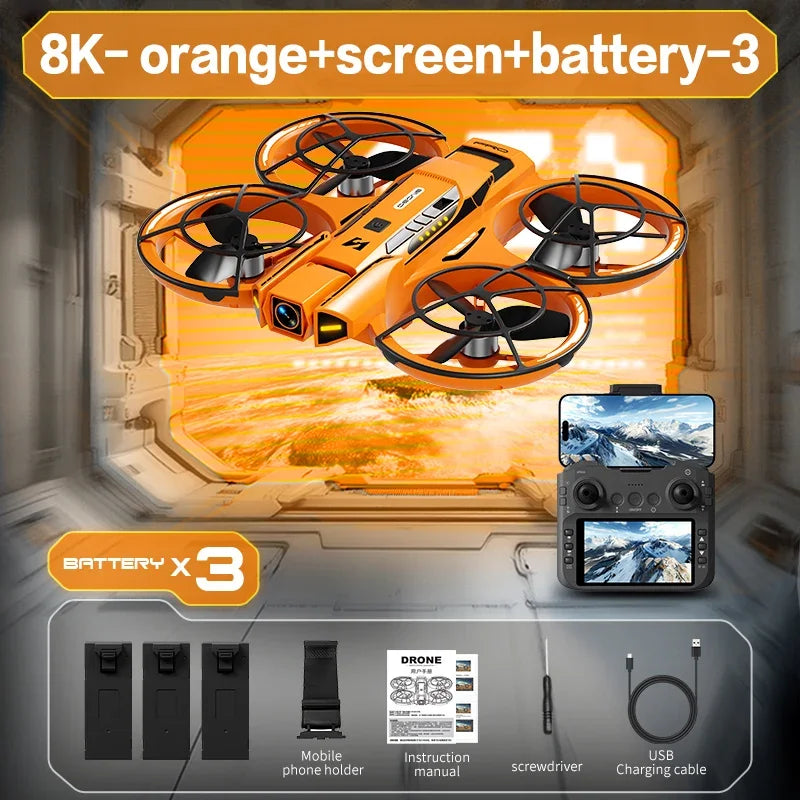 Lenovo A21 Pro Drone 3battery 4k8K GPS Professional Aerial Photography Remote Control Aircraft 5G HD Camera Quadcopter Toys UAV