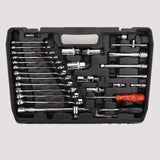 216PCS Professional Ratchet Wrench Socket Set 1/2" 1/4" 3/8" Wrench Repair Tool Home Repair Set with Black Box