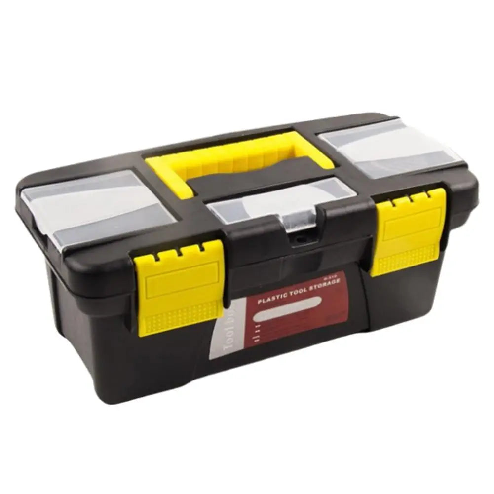 Tool Storage Box Mini Double Layer Compartment Tools Box Organizer  Portable Handle Tool Case Accessories