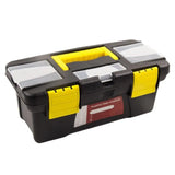 Tool Storage Box Mini Double Layer Compartment Tools Box Organizer  Portable Handle Tool Case Accessories
