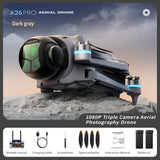 Lenovo A26 Pro Drone 4K HD 8k Triple Camera FPV Brushless Motor Obstacle Avoidance Foldable RC Quadcopter Professional Aerial