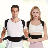 Reinforced Posture Corrector Vest, Adjustable Back Support Brace for Lumbar Spine, Shoulder Neck Stretcher Trainer for Men Women