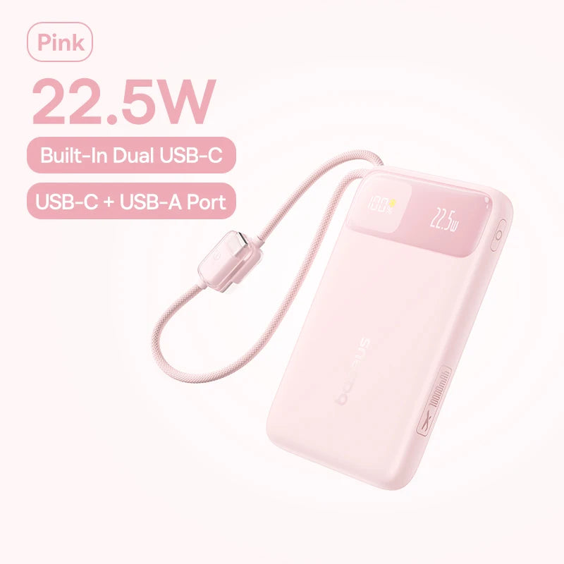 Baseus 10000mAh portable power bank 5W fast charging