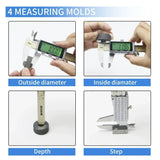SHAHE New Digital Caliper 0-6"150mm Vernier Calipers Measuring Tool Electronic Micrometer with Large LCD Backlight