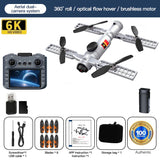 New AE22 Spray Drone 8K Professional HD 180° Dual Cameras Brushless Motors Infrared Obstacle Avoidance Foldable Quadcopter Toys