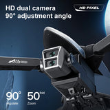 A66 Dual Lens Drone 8k High-definition Aerial Photography Obstacle Avoidance Aircraft Spray Remote Control Aircraft Toys