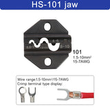 1pcs HS Crimping Pliers Jaw For 230mm/9inch Pliers Plug Spring And Crimping Cap terminals HS-03BC/40J High Hardness Jaw Tool