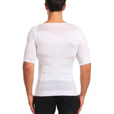 Mens Slimming Body Shaper Compression Shirt Tummy Control Slimmer Shapewear Gynecomastia Undershirt Posture Corrector Tops