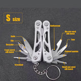 Folding Multi-tool Pocket Knife Pliers Mini Portable Fold Outdoor Hunting Survival Rescue Tactical Multipurpose Repair Tool