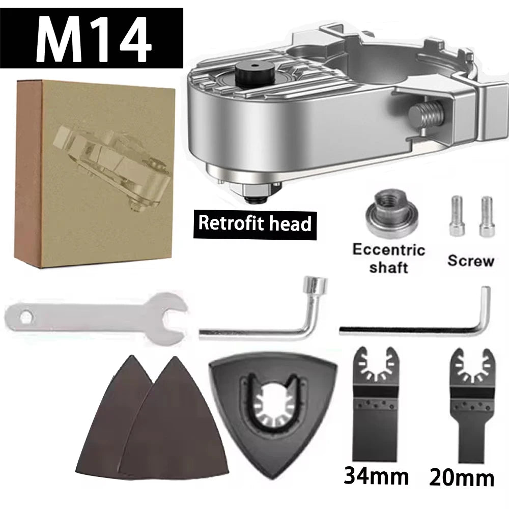 Professional Angle Grinder Changed to  Universal Treasure Multifunctional Tools of Cutting Polishing Shovelling Cleaning