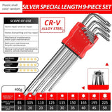 High-strength Hex Wrench Set, Kimihide Spanner, Hex-hex Screwdriver, Tool, Hex